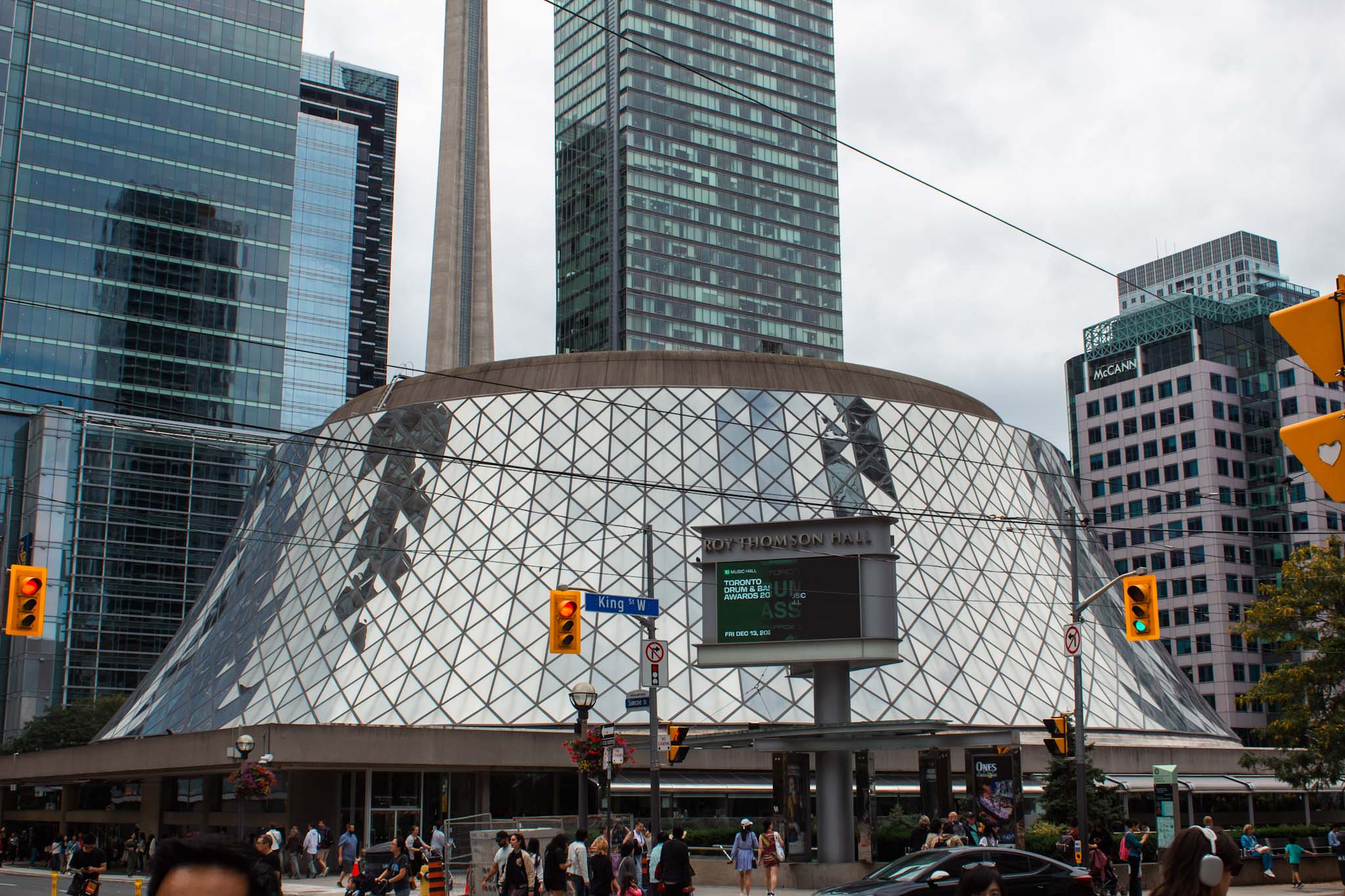Outdoor view of the Roy Thomson Hall